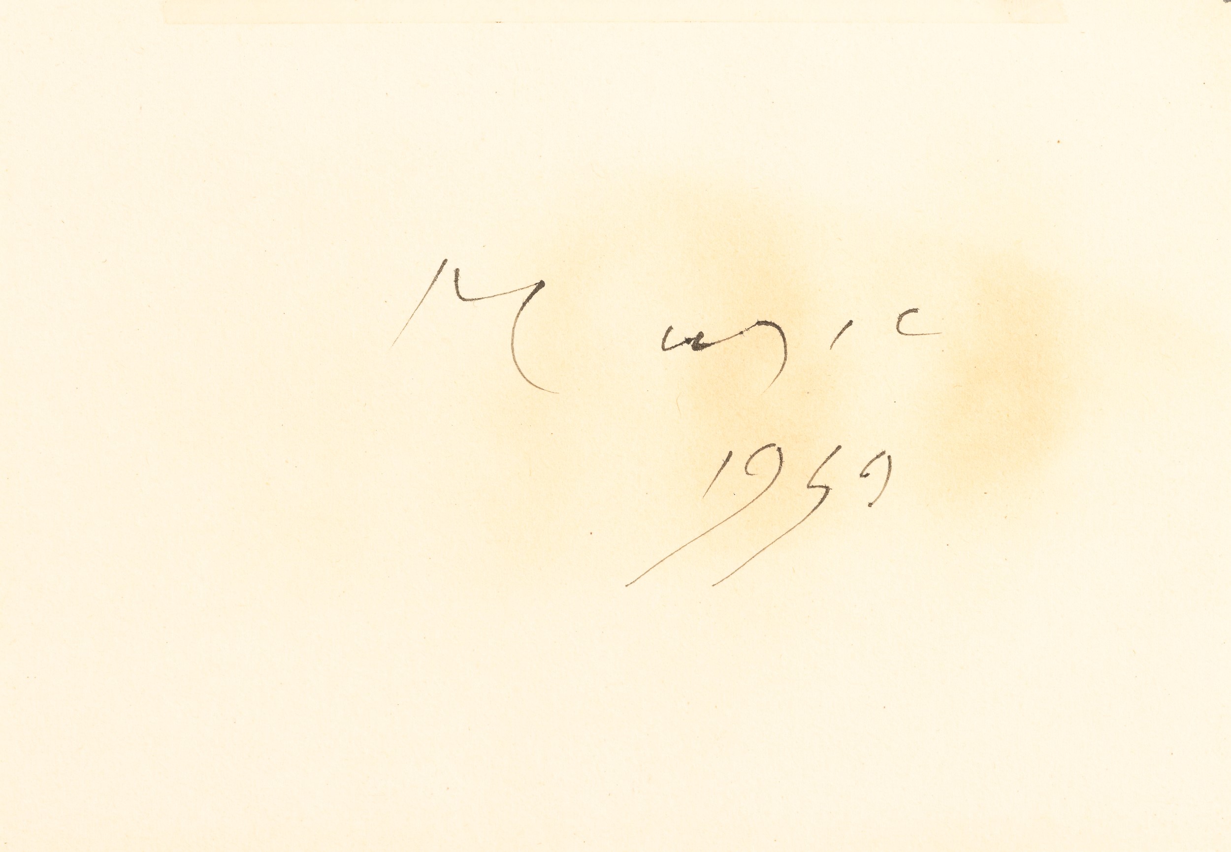 Anton Zoran Music - Senza titolo, china su carta