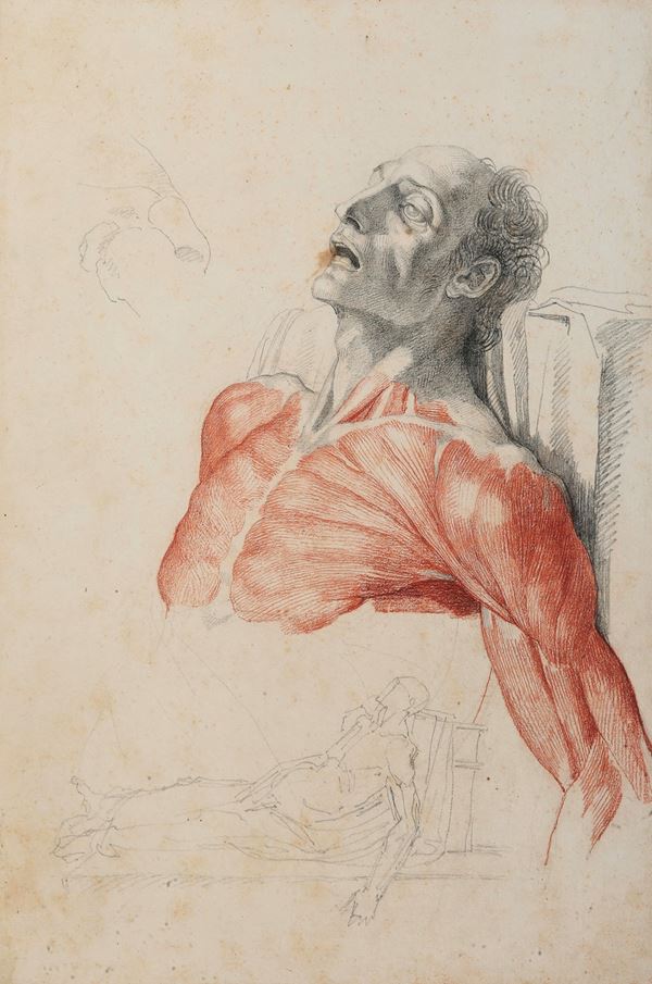 Vincenzo Camuccini - Studio di anatomia dal vero - nudo maschile