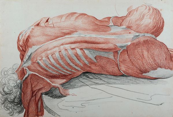 Vincenzo Camuccini - Studio di anatomia dal vero - nudo maschile