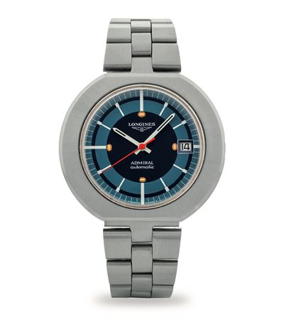 Admiral Automatic ref 8581-1, quadrante blu, acciaio, circa 1970