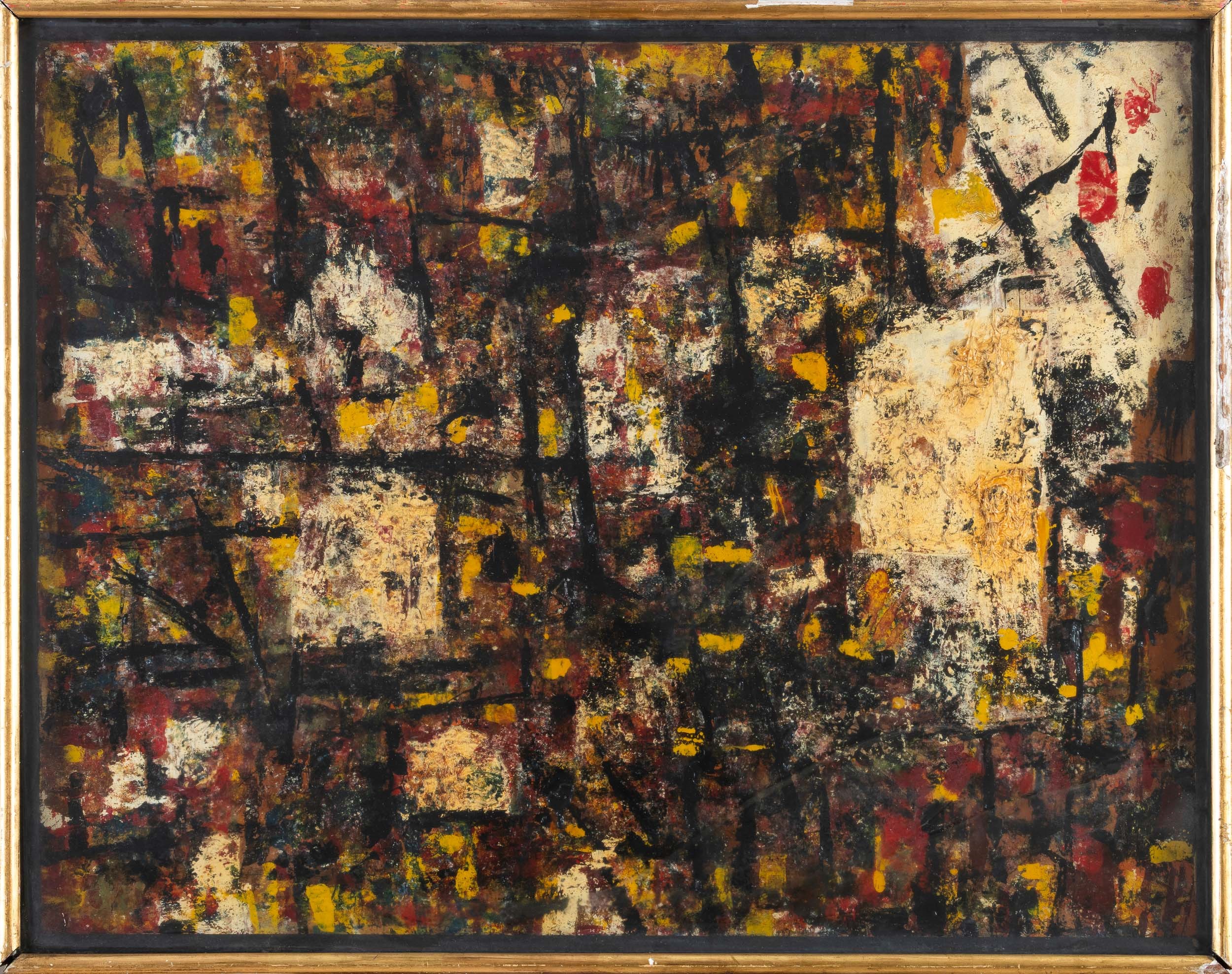 Ralph Rumney - Dance of the Warriors, olio su tela