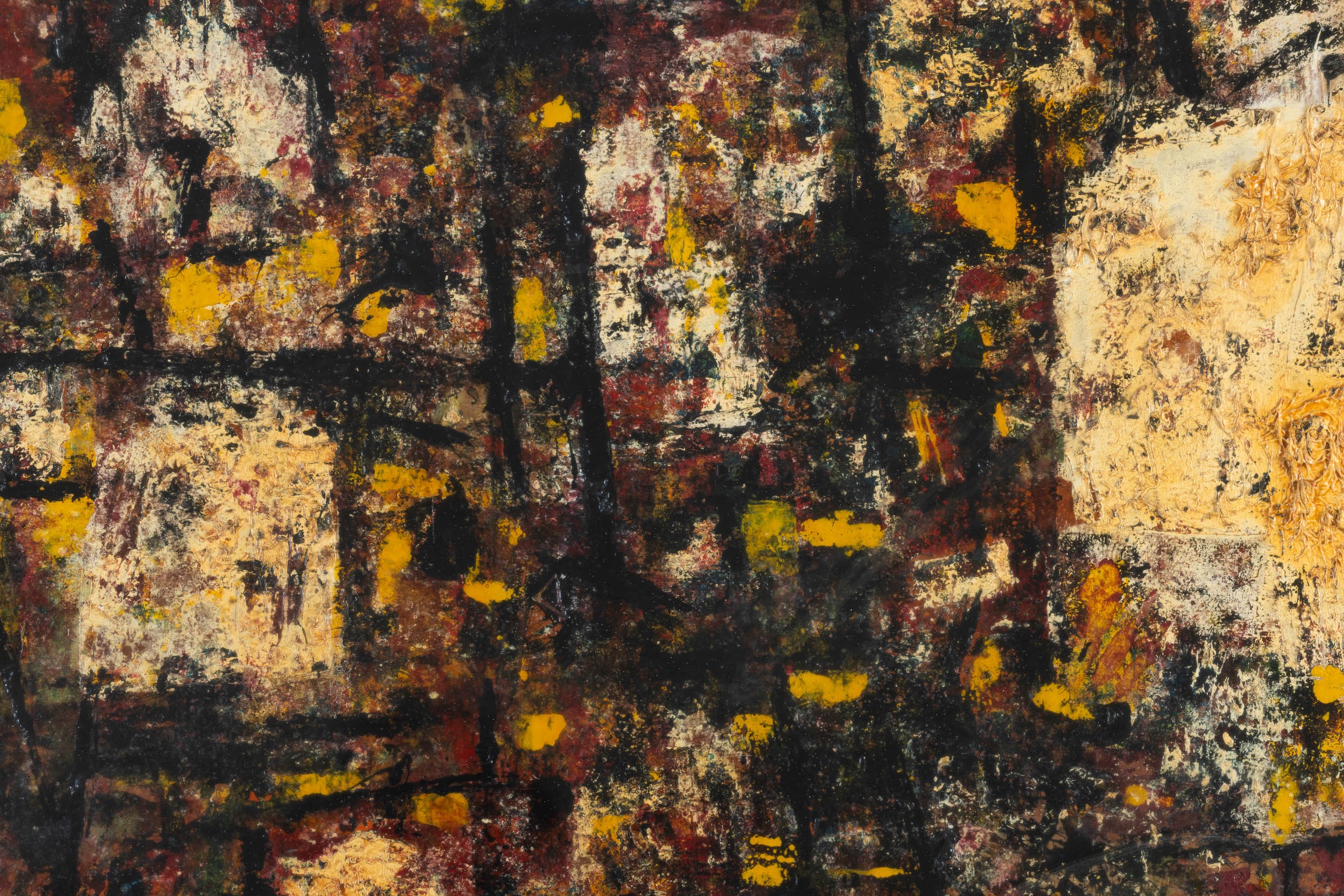 Ralph Rumney - Dance of the Warriors, olio su tela