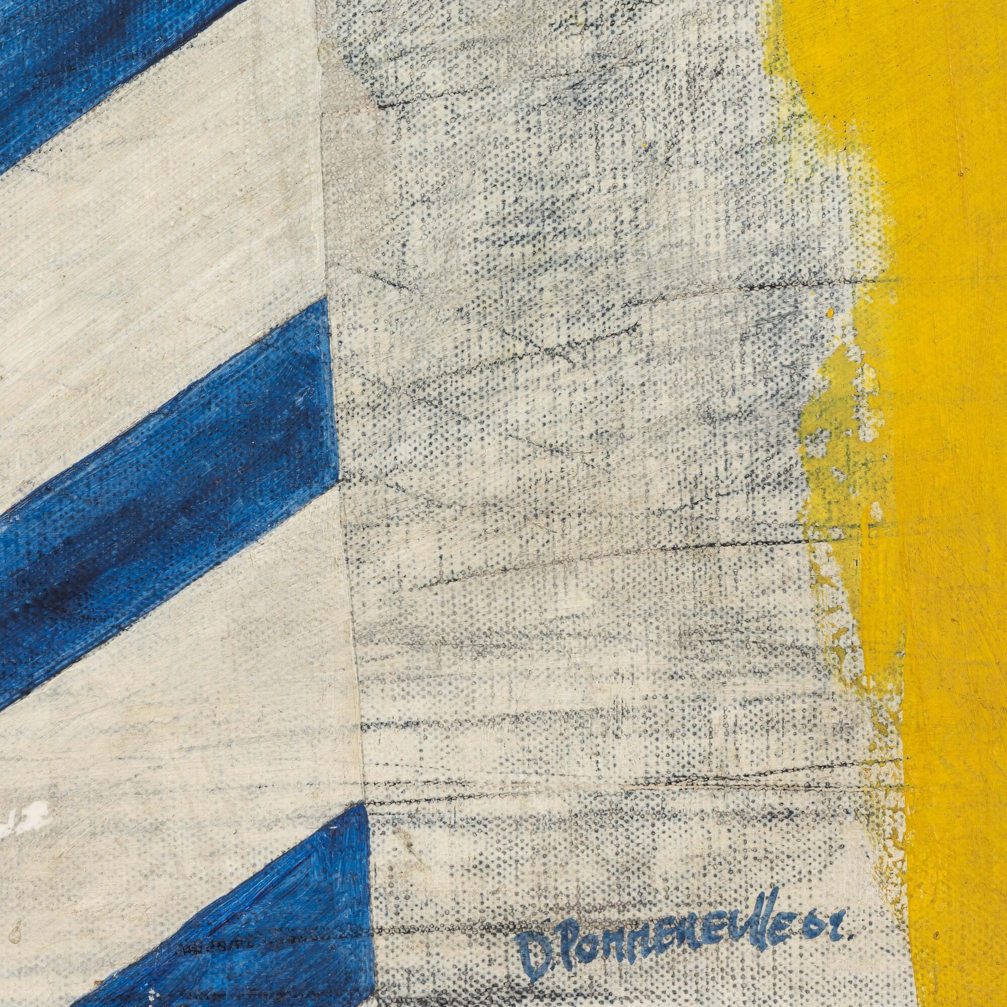 Daniel Pommereulle - Swang, olio su tela, 1962