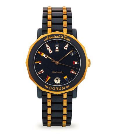 Admiral's Cup, automatico in acciaio PVD e oro giallo, circa 1990