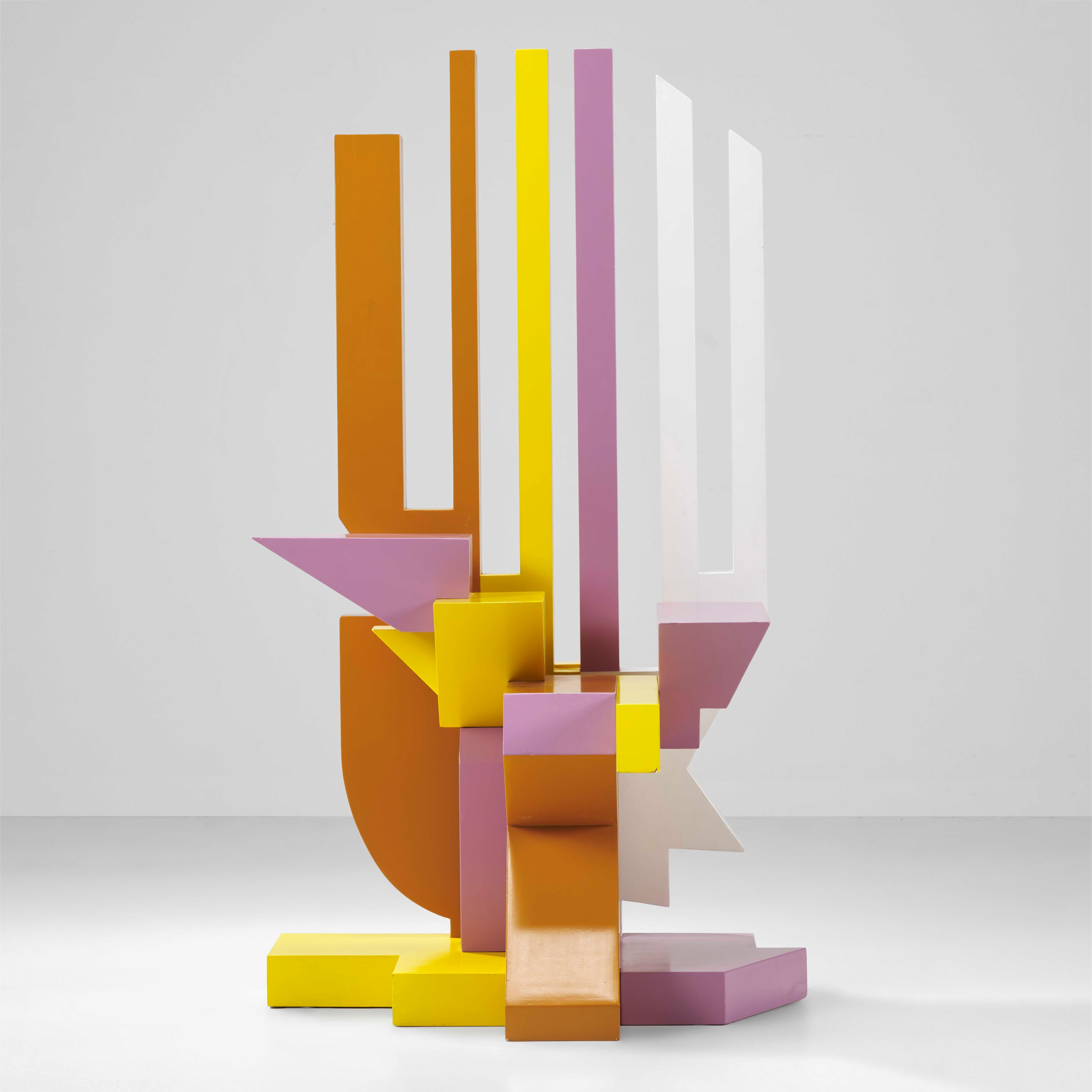 Giacomo Balla - Scultura Portacarte della Serie Fiori Futuristi.