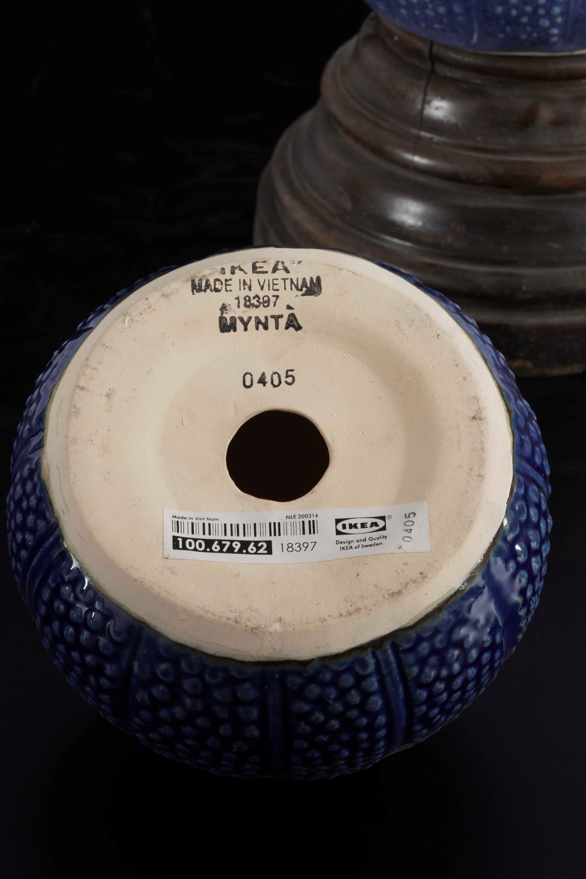 Ceramica blu, Due ricci di mare
