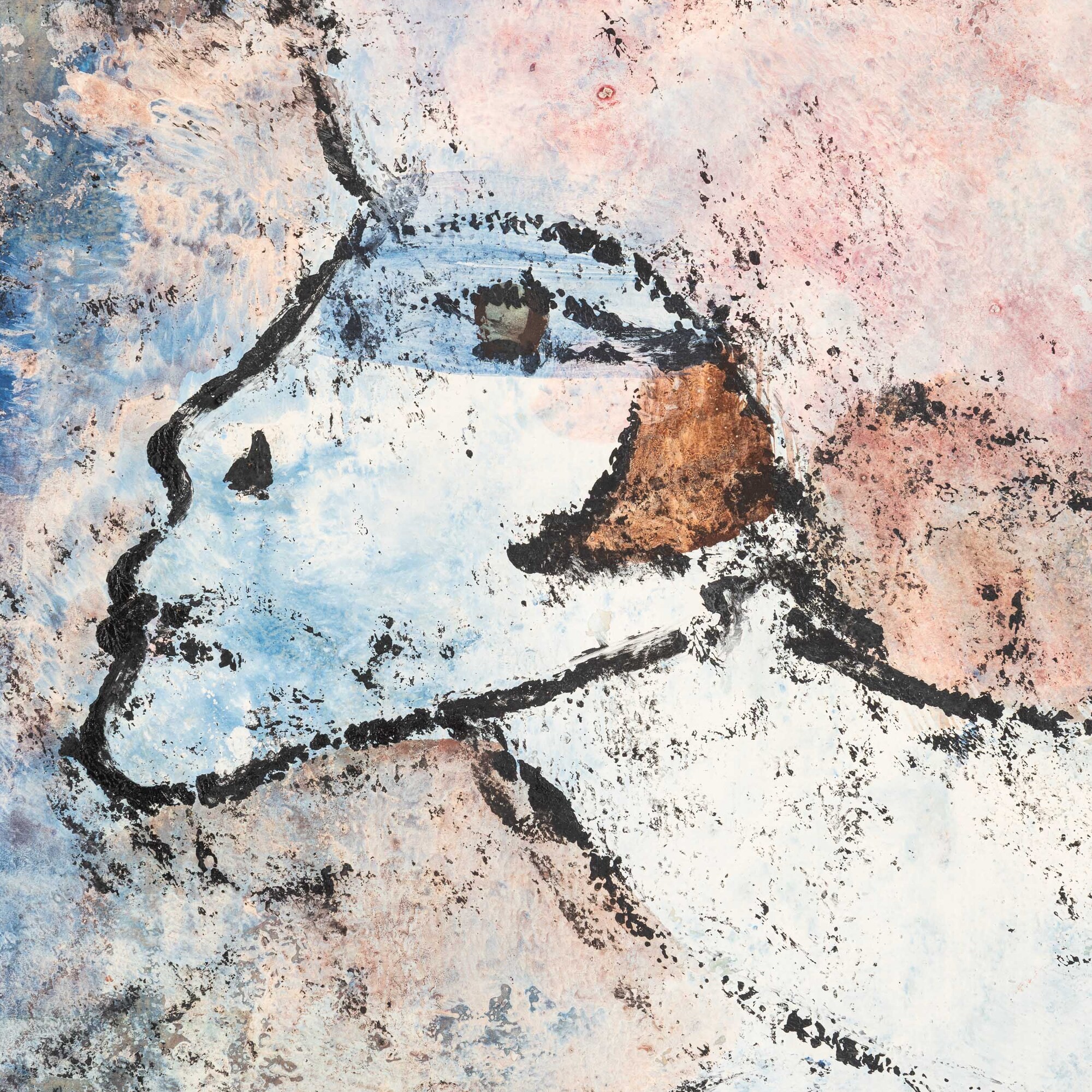 Franco Rognoni - Figure, tempera su tela