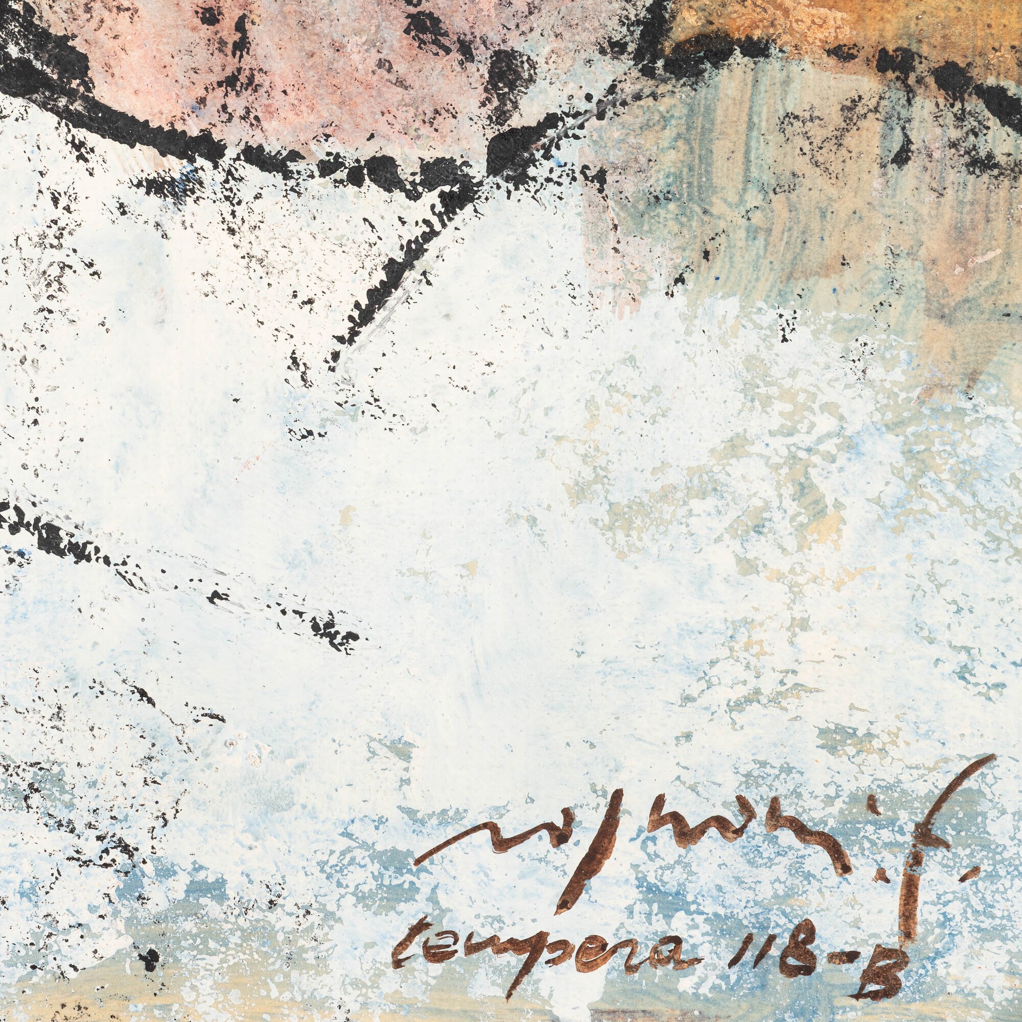 Franco Rognoni - Figure, tempera su tela