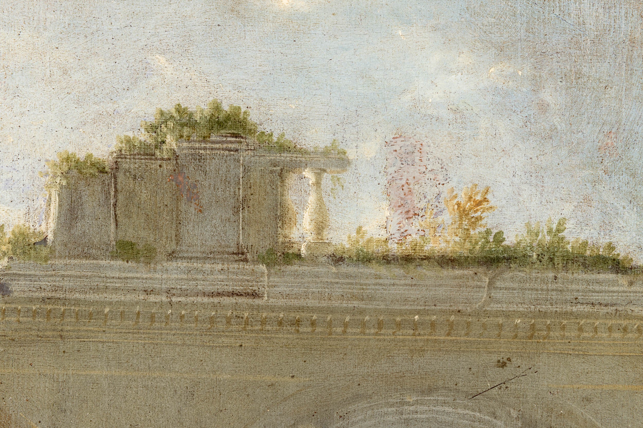 Viviano Codazzi - Capricci con architetture e figure (coppia di dipinti)
