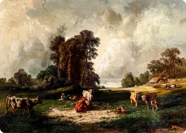 Paesaggio con armenti