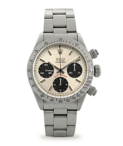 Cosmograph Daytona 'Big Red', ref 6265, circa 1979, acciaio, 37 mm