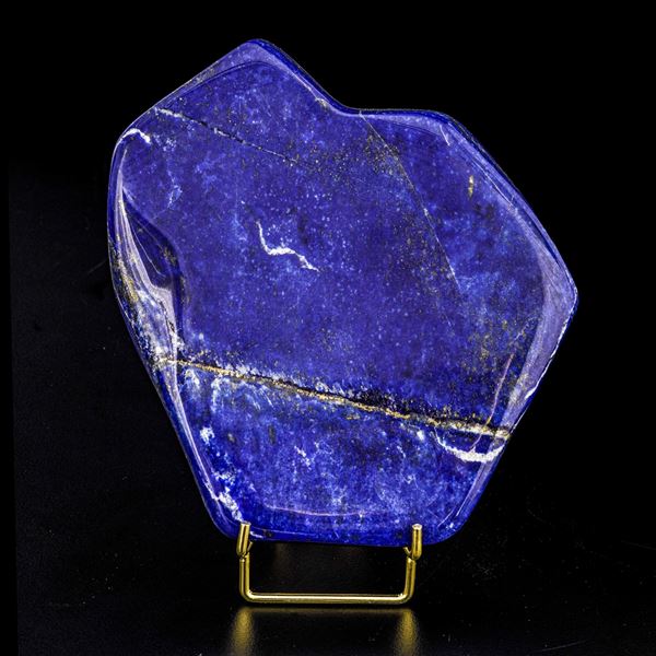 Impressionante lastra di Lapislazzuli con inclusioni di pirite. Qualita AAA+ (Le inclusioni di pirite rendono l'oggetto raro e importante)