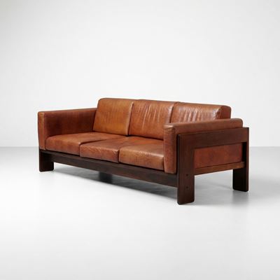 Diavno mod. Bastiano, struttura in legno rivestita in skai, circa 1960