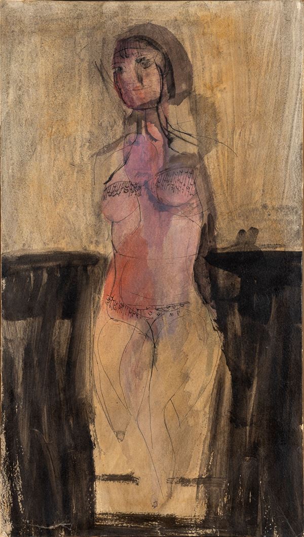 Bruno Cassinari - Figura femminile