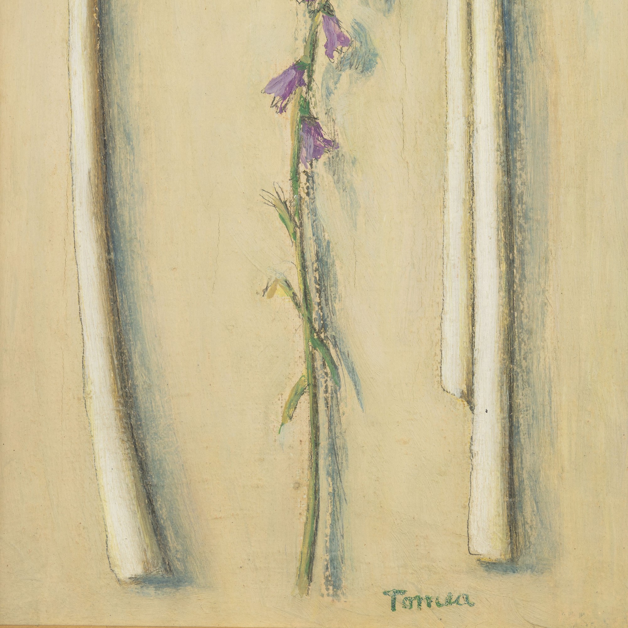 Fiorenzo Tomea - Senza titolo, olio su tela
