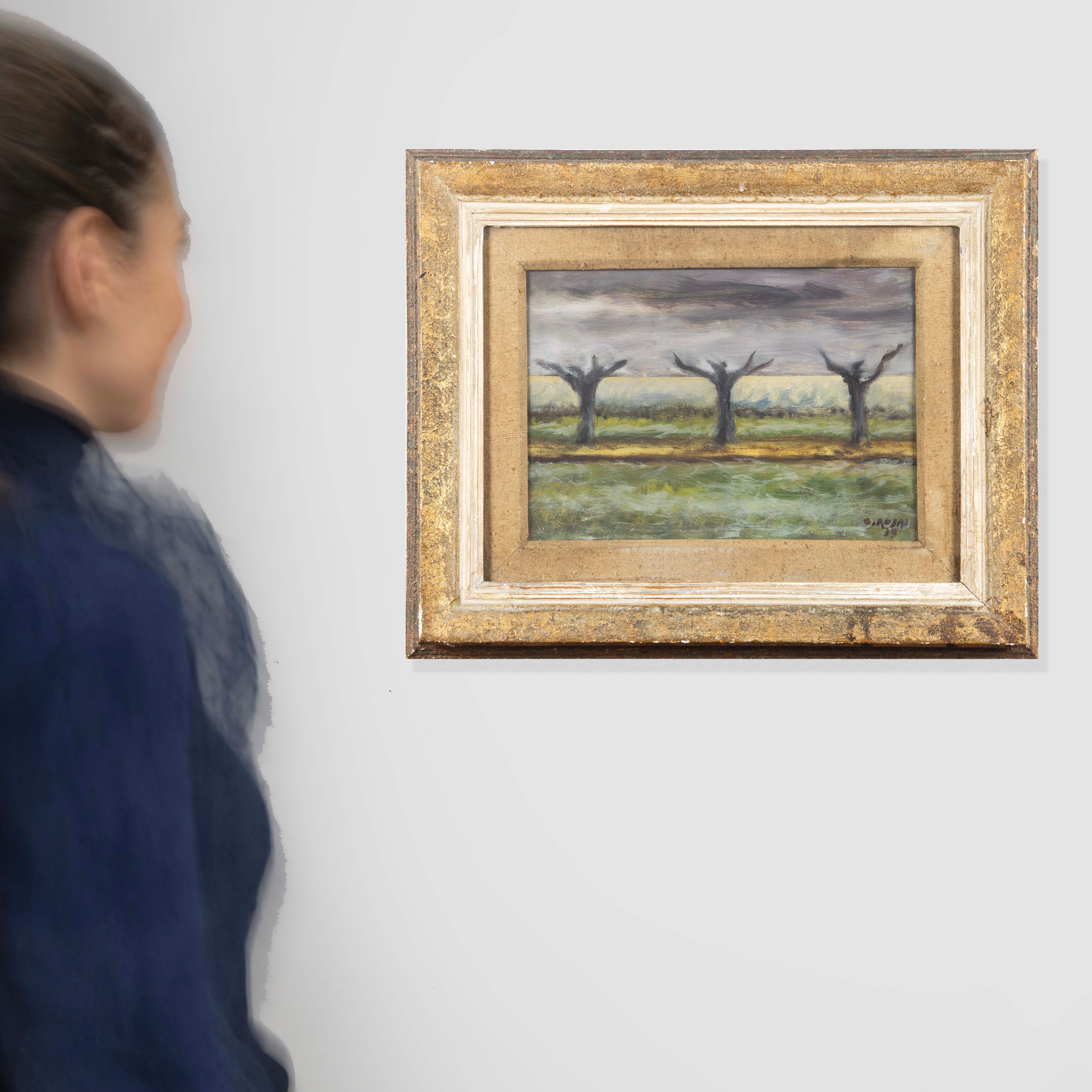 Ottone Rosai - Inverno (Tre alberi), olio su tela, 1939