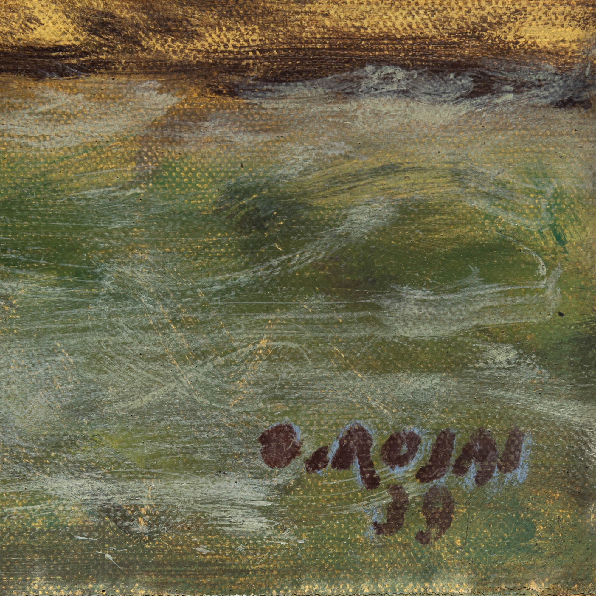 Ottone Rosai - Inverno (Tre alberi), olio su tela, 1939