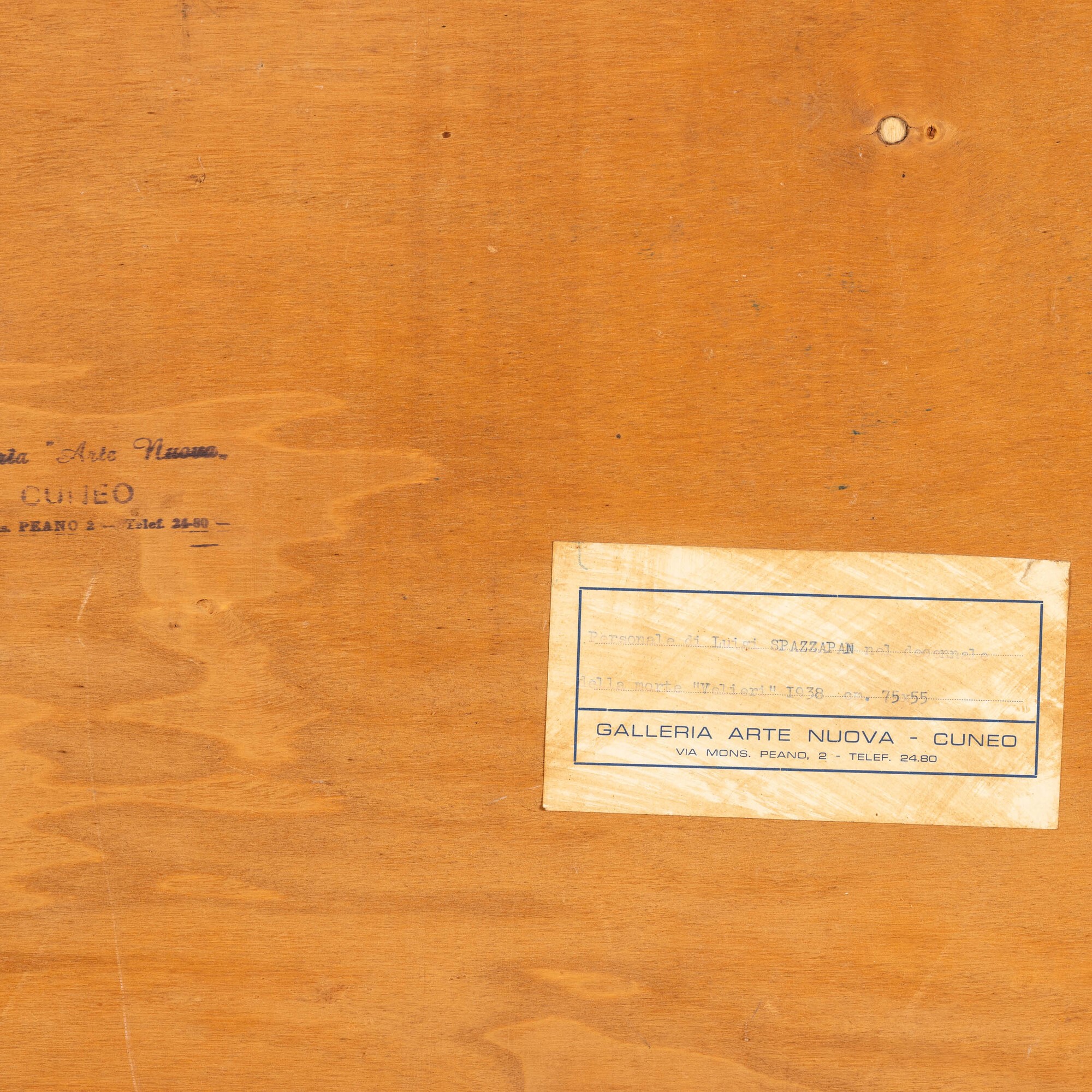 Luigi Spazzapan - Velieri, tecnica mista su carta applicata su tavola