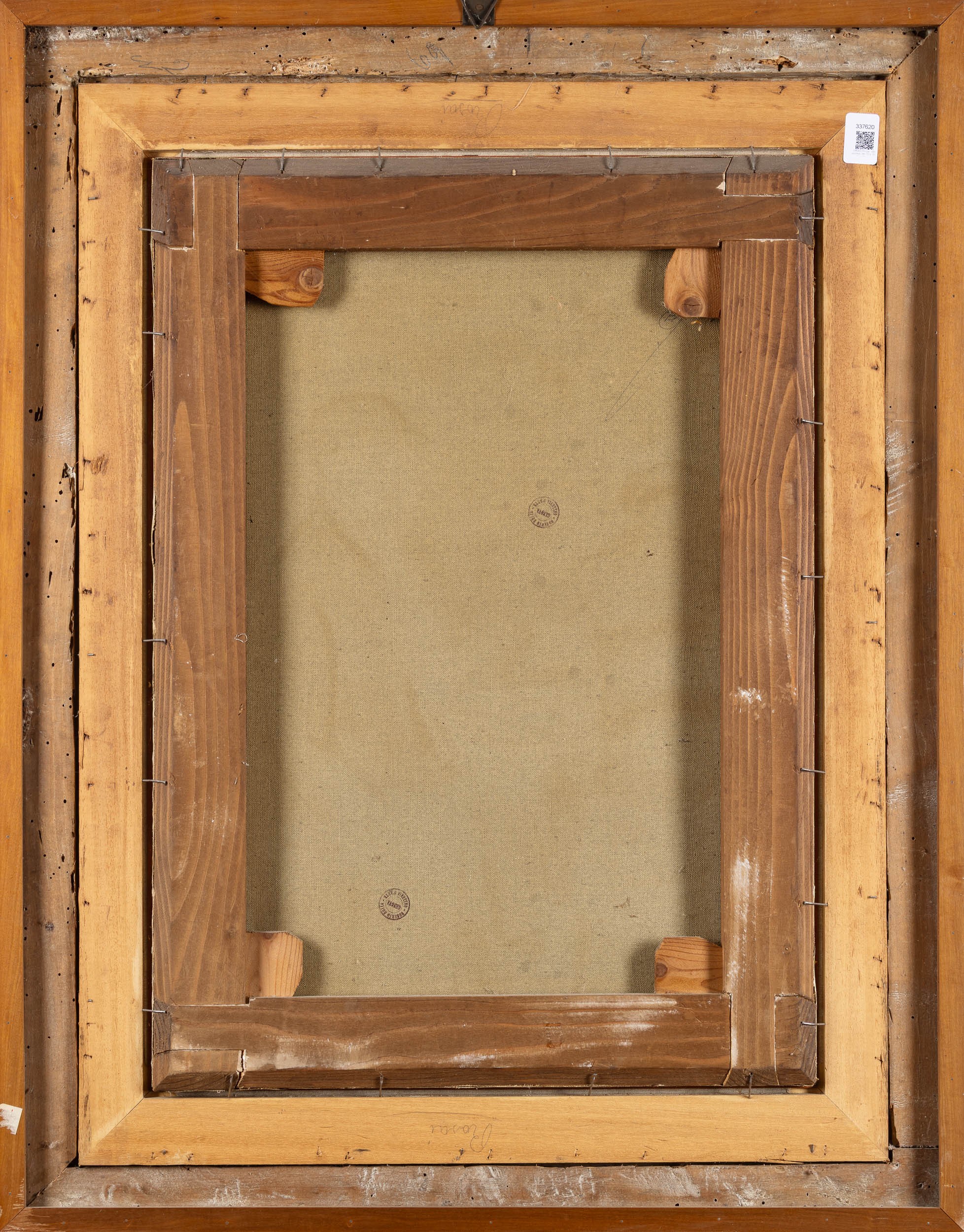 Ottone Rosai - Interno di caffè, olio su tela