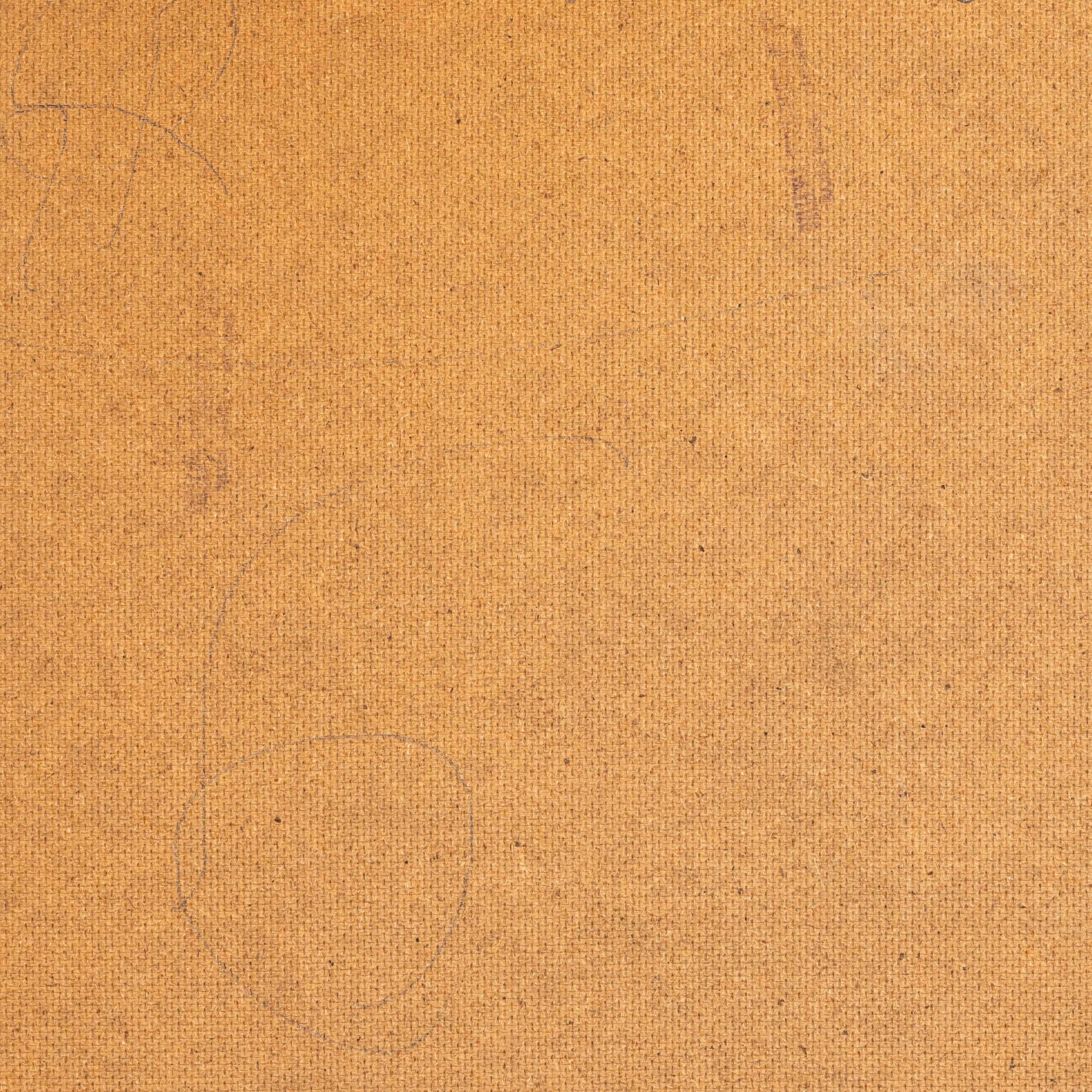 Giuseppe Migneco - Figura maschile, tecnica mista su carta intelata