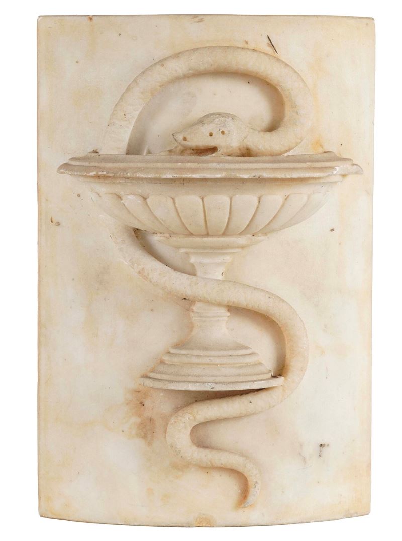 Coppa di Igea. XX secolo  - Asta La Wunderkammer di Ettore Mocchetti - Cambi Casa d'Aste