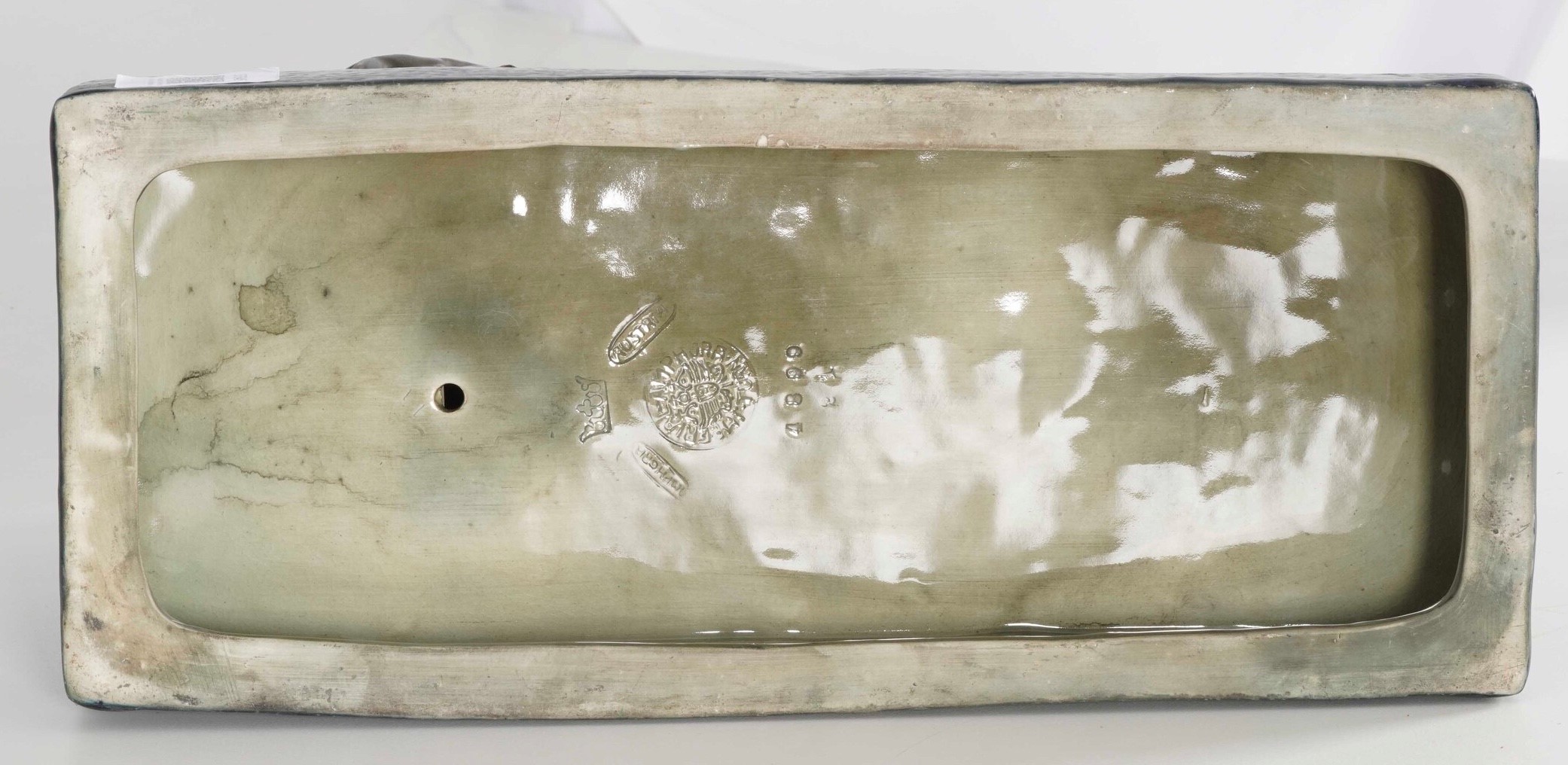 Marco Antonio su carro trionfale, ceramica patinata (Austria, XX secolo)