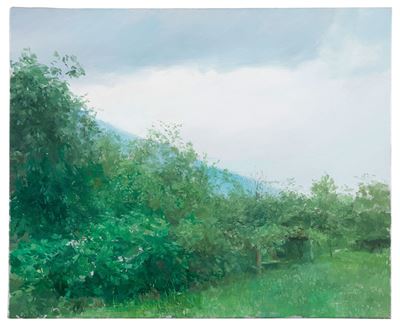 Il lungo addio, olio su tela