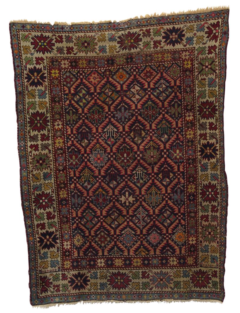 Tappeto Daghestan, Caucaso fine XIX secolo  - Asta Tappeti Antichi - Cambi Casa d'Aste