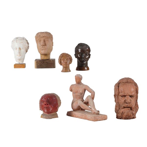 Lotto di sculture del XX secolo