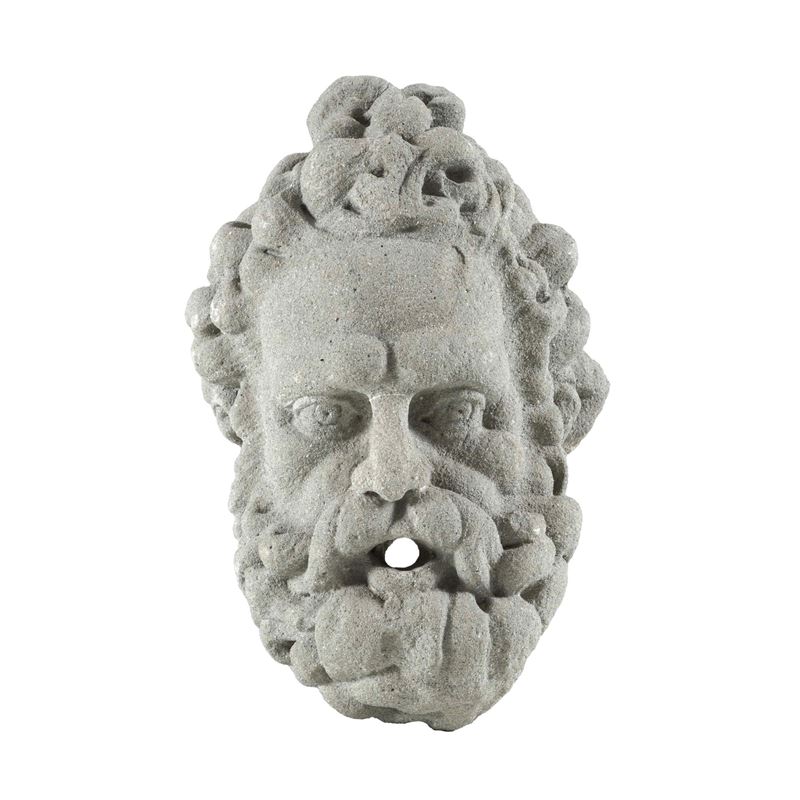 Mascherone da fontana. Probabile XVII secolo  - Asta La Wunderkammer di Ettore Mocchetti - Cambi Casa d'Aste