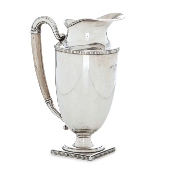 Versatoio. Argenteria italiana della prima metà del XX secolo, bollo con fascio littorio in uso dal 1935 al 1945, argentiere Ricci & C., Alessandria