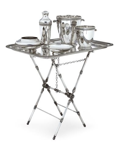 Set da Cocktail. Argenteria Artistica Milanese del XX Secolo, Argentiere Fiam per Faccioli