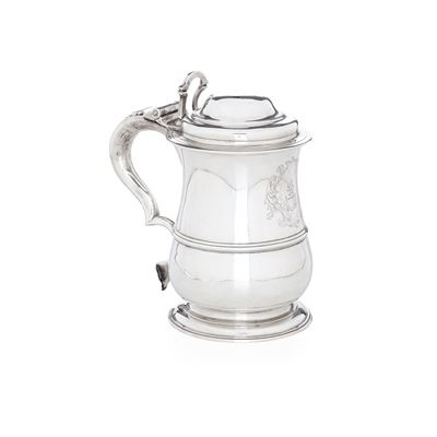 Tankard. Londra, 1740. Argentiere John Pollok