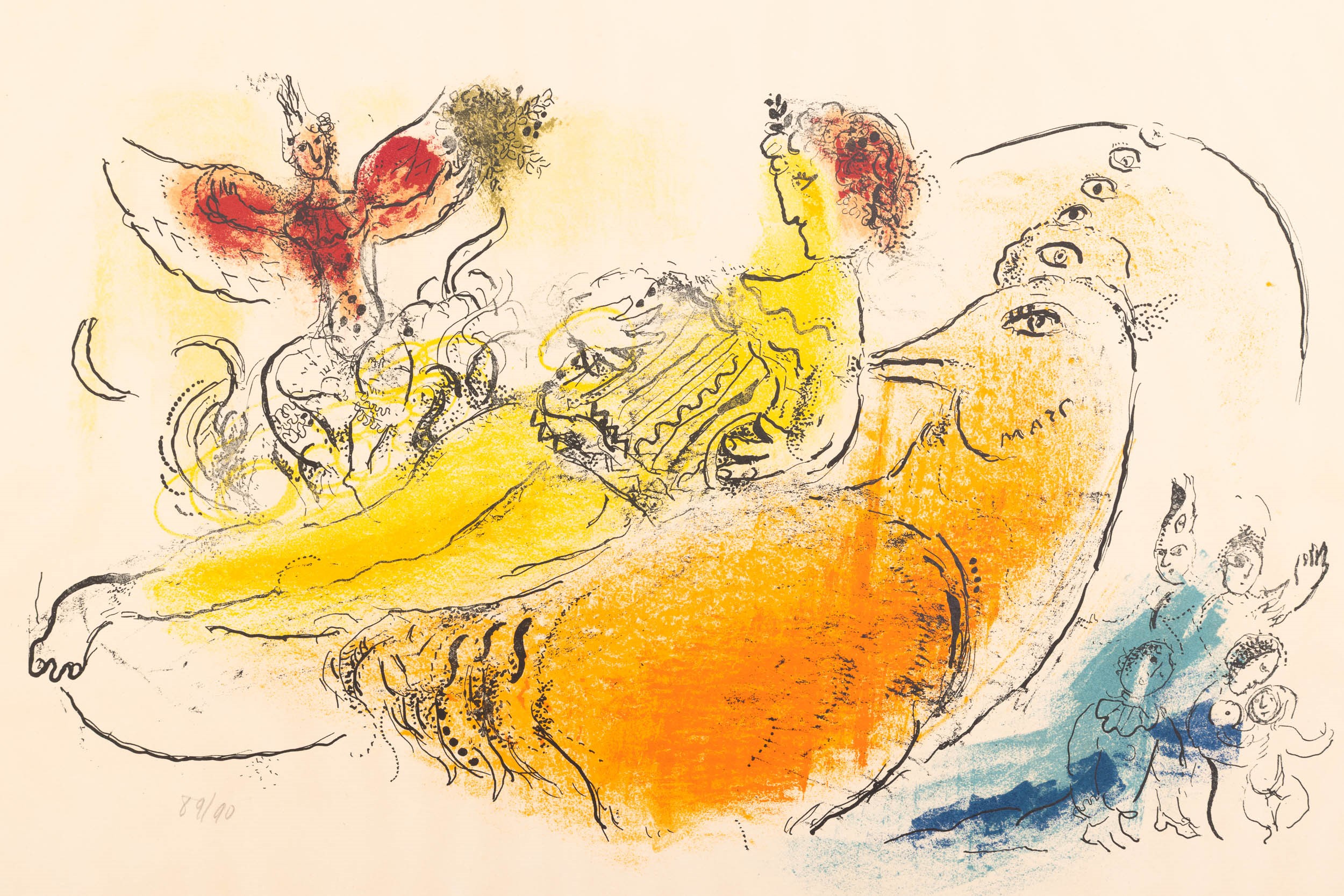 Marc Chagall - L'accordéoniste