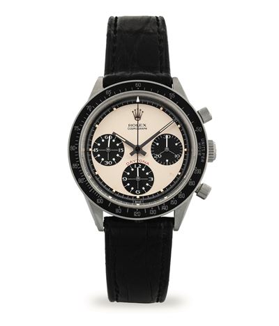 Daytona 'Paul Newman' ref. 6241 in acciaio, quadrante bicolore 'Panda', circa 1968