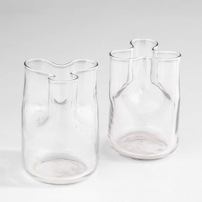 Enzo Mari : Due vasi mod. Trinidad  - Asta Design Lab - Cambi Casa d'Aste