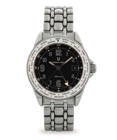 Worldtime ref. 873.435 in acciaio con indicazione di 24 fusi orari (circa 1993)