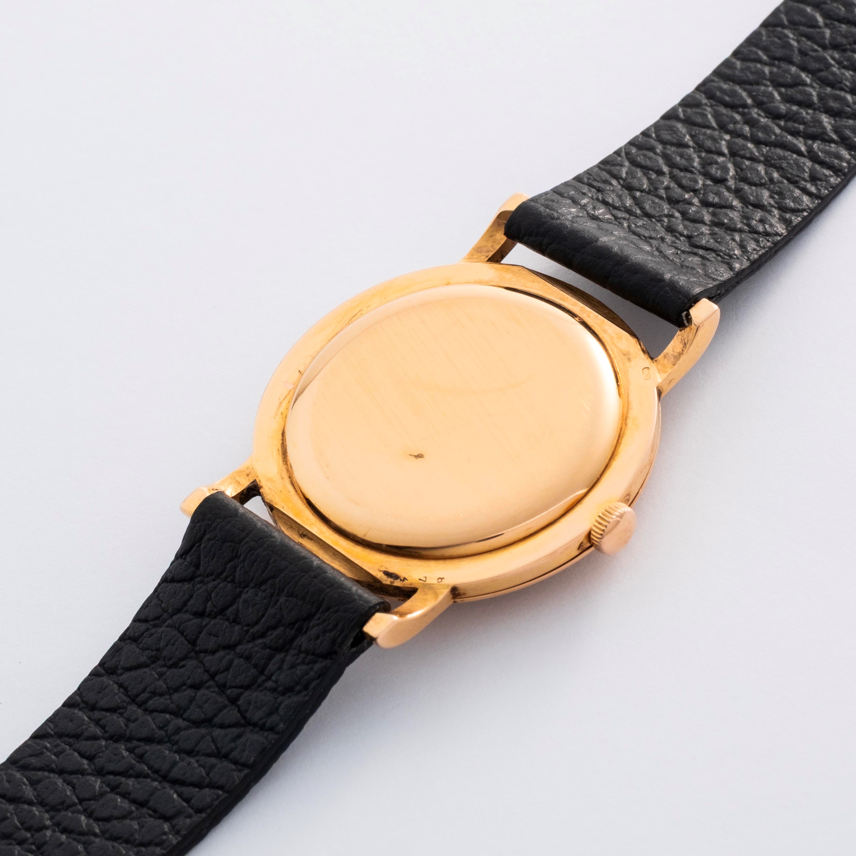 Vacheron & Constantin - Solo tempo ref. 4667 in oro rosa 18k con quadrante salmone (circa 1960)