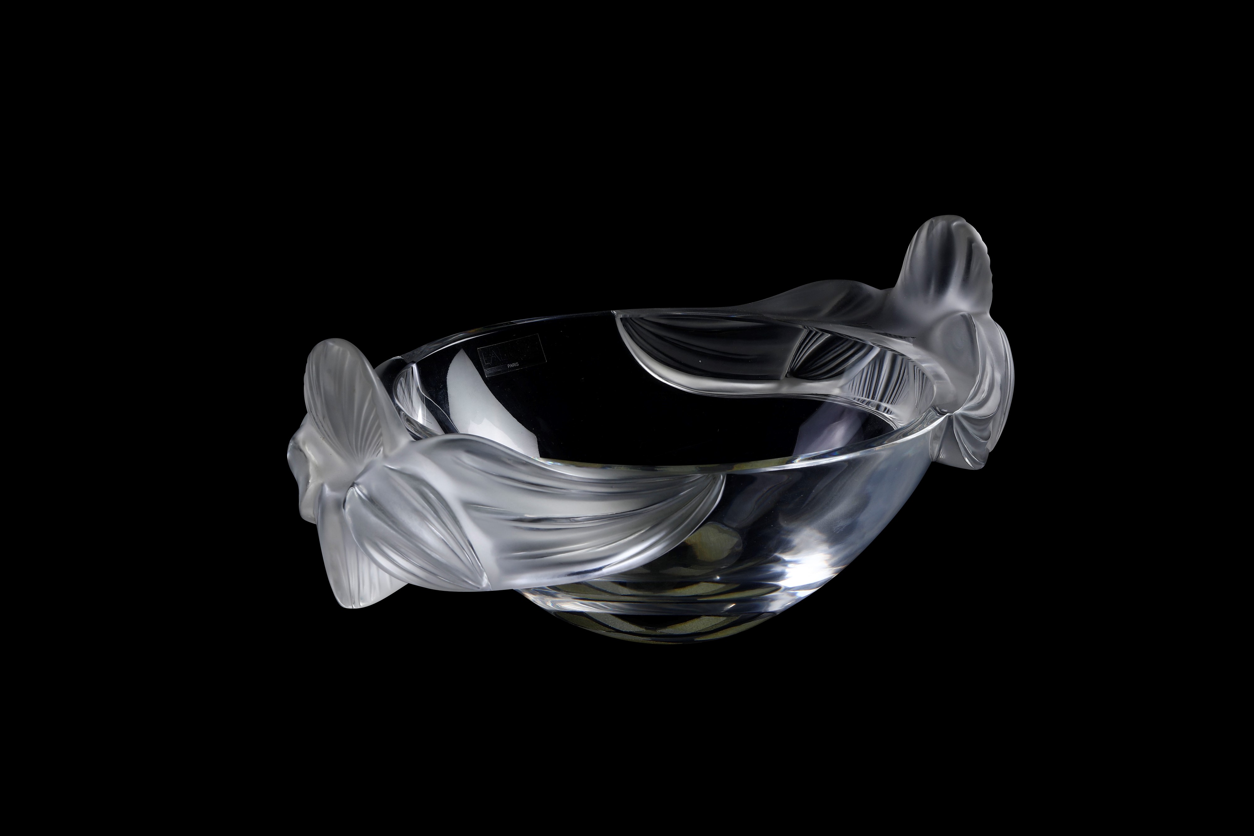 Centrotavola “loriol” Francia, Manifattura Lalique, 1970-1980 Circa