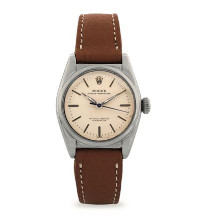 Oyster Perpetual ref. 6050, acciaio, quadrante argenté, circa 1946