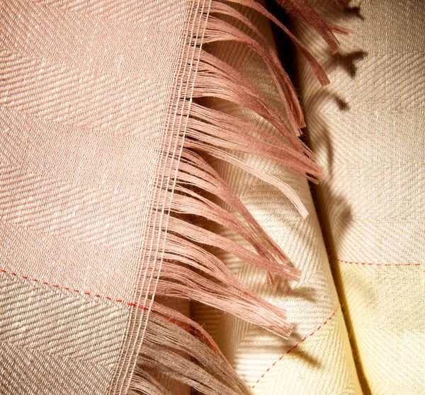 Plaid tinta unita modello Heartbreaker FISCHBACHER 1819