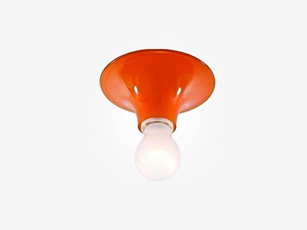 Vico Magistretti - Lampada Artemide Teti Arancio donata da Mohd Milano