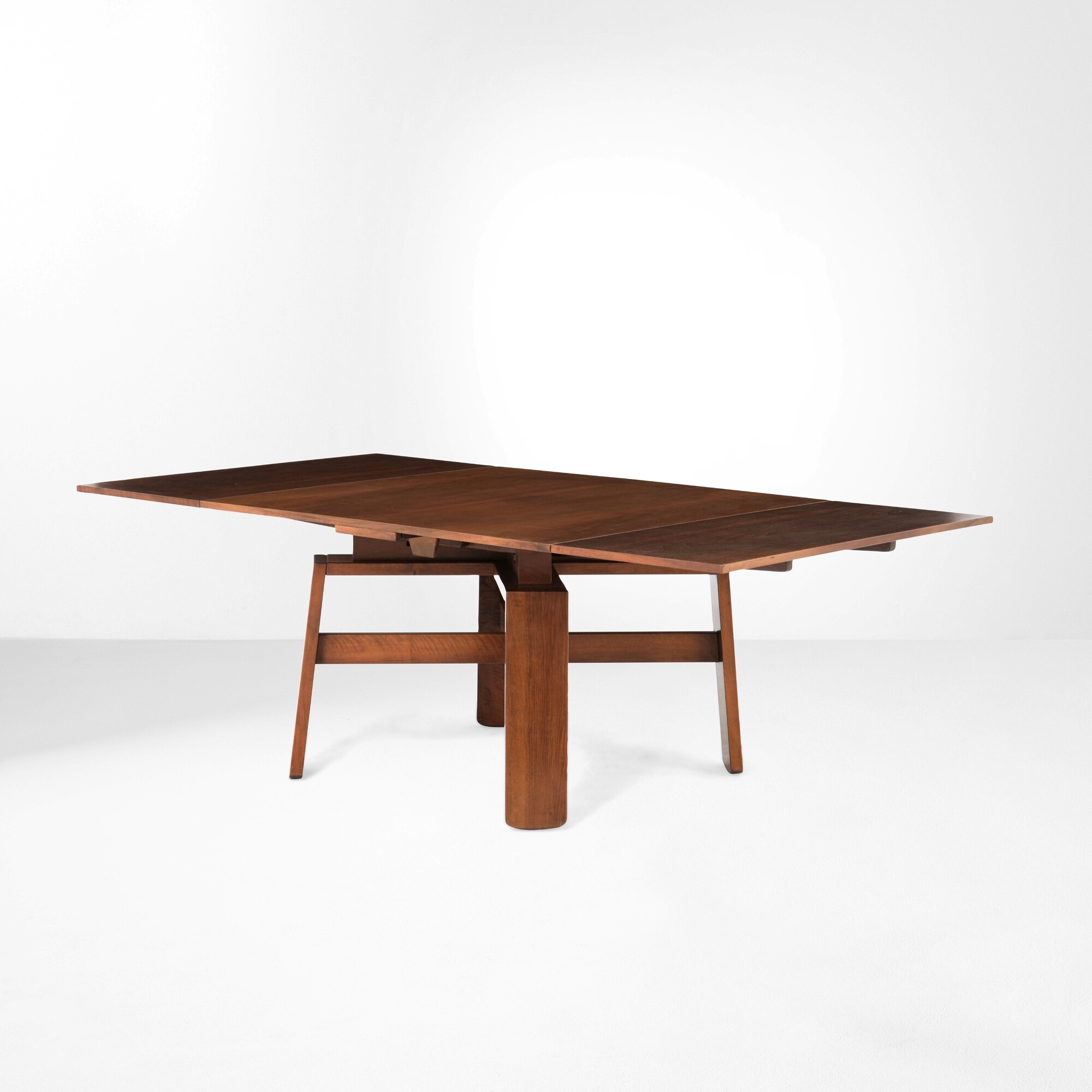 Silvio Coppola - Tavolo da pranzo allungabile mod. 612, legno, 1964