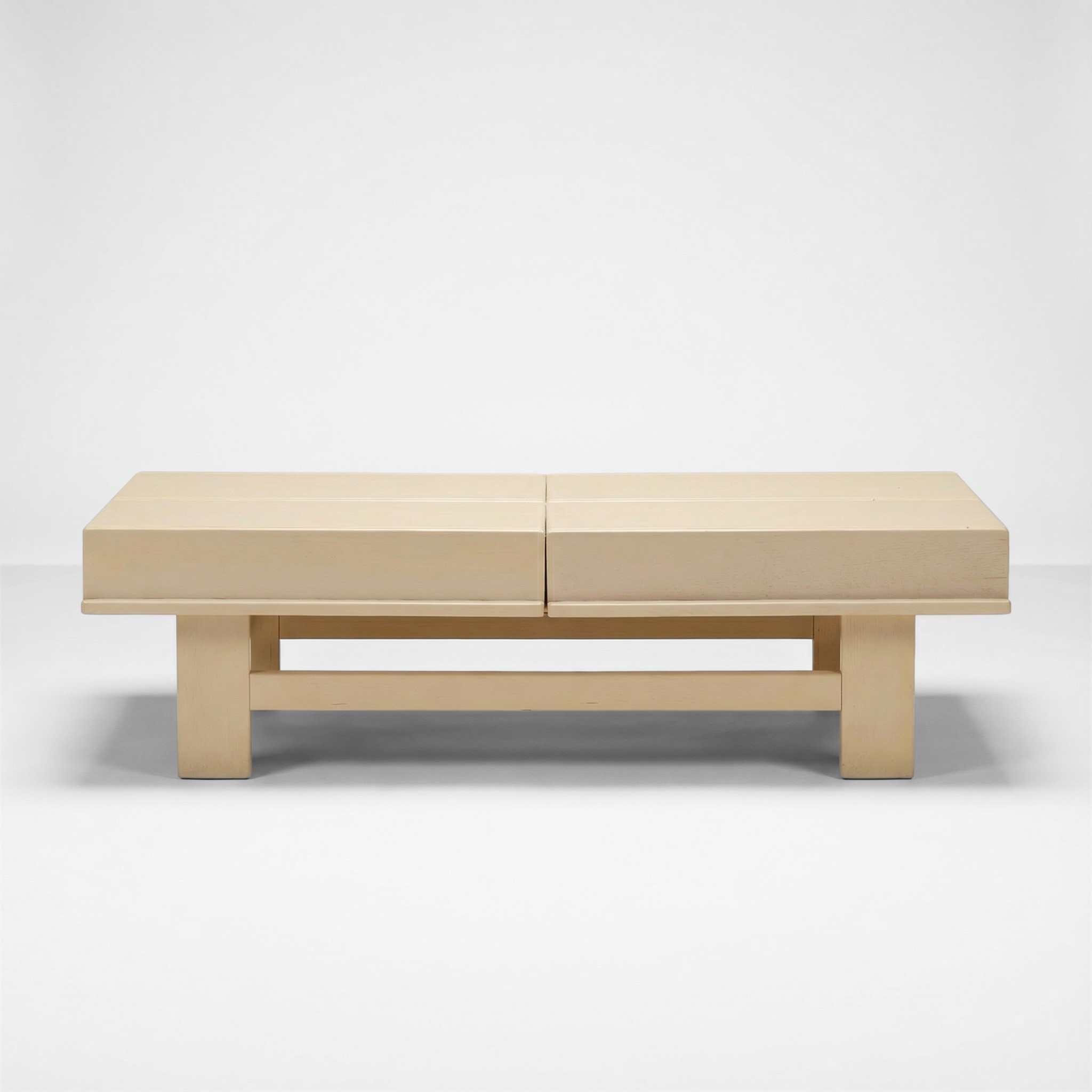 Saporiti - Tavolo basso apribile in legno laccato