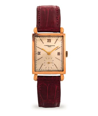 Orologio di forma in oro giallo con quadrante argentè