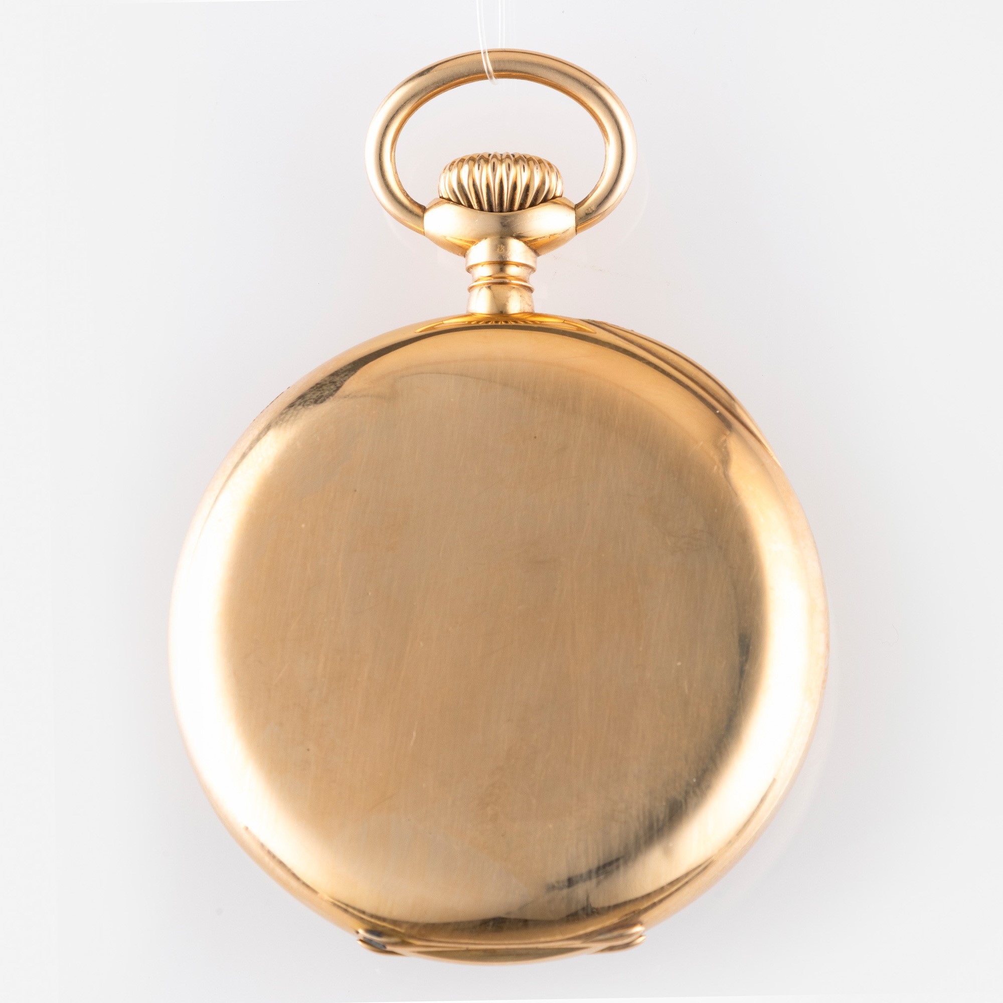 Patek Philippe - Orologio da tasca in oro giallo 18k con quadrante in smalto bianco e piccoli sec...