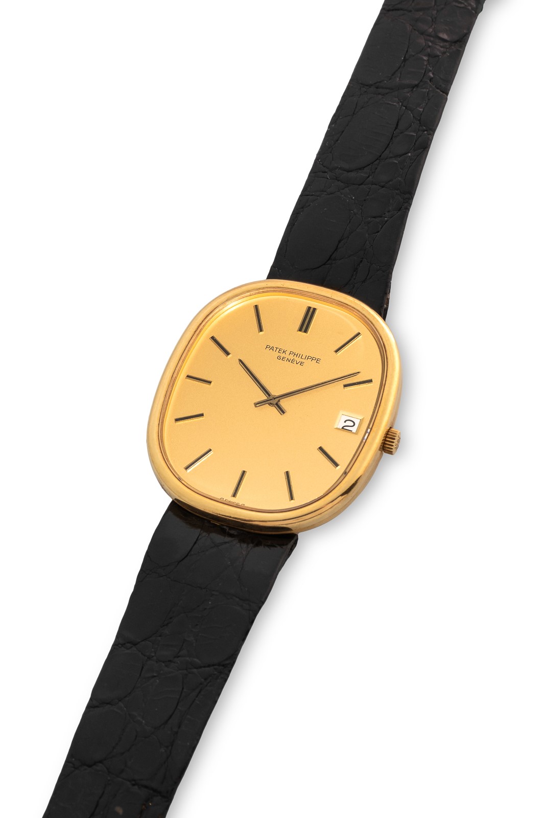 Patek Philippe - Jumbo Ellipse Ref. 3605 in oro giallo con quadrante champagne, circa 1980