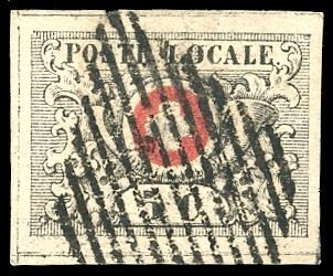 SVIZZERA CANTONALI GINEVRA 1850 - 5 cent. Vaud (6)