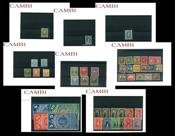 LOTTI E COLLEZIONI - STATI UNITI/PANAMA 1861/1926 - Bell'insieme di francobolli di Stati Confederati e Canal Zone, buona qualità.