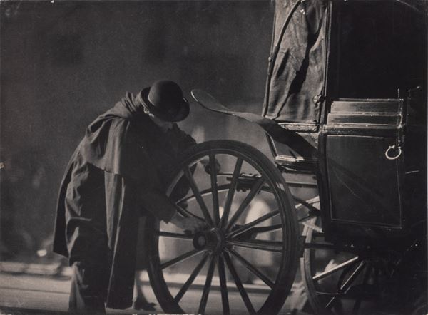 lotto di due fotografie Sera a Firenze